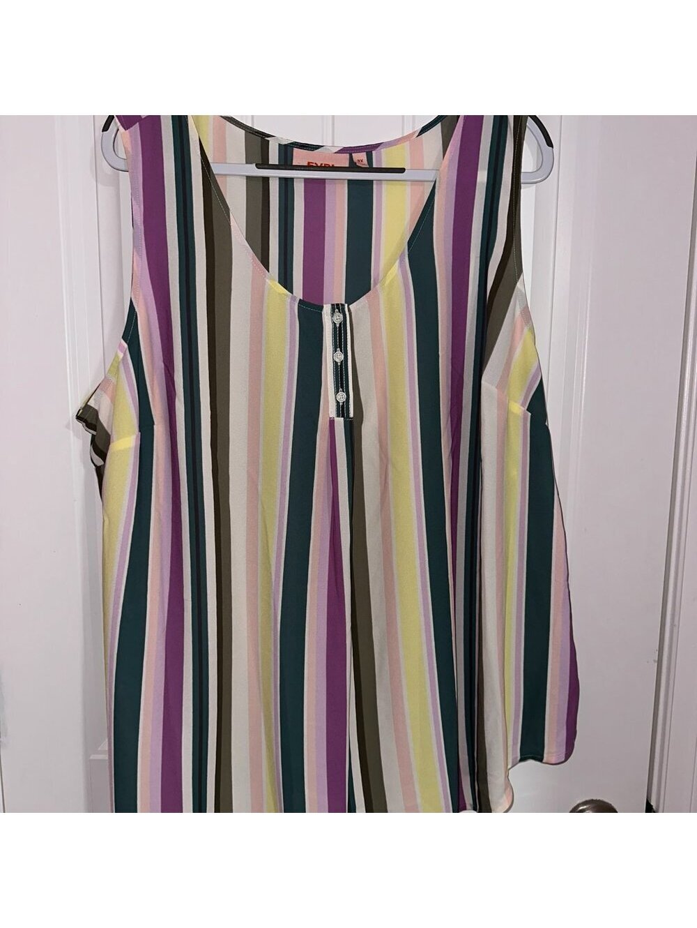 EVRI 3x Striped Tank Blouse
